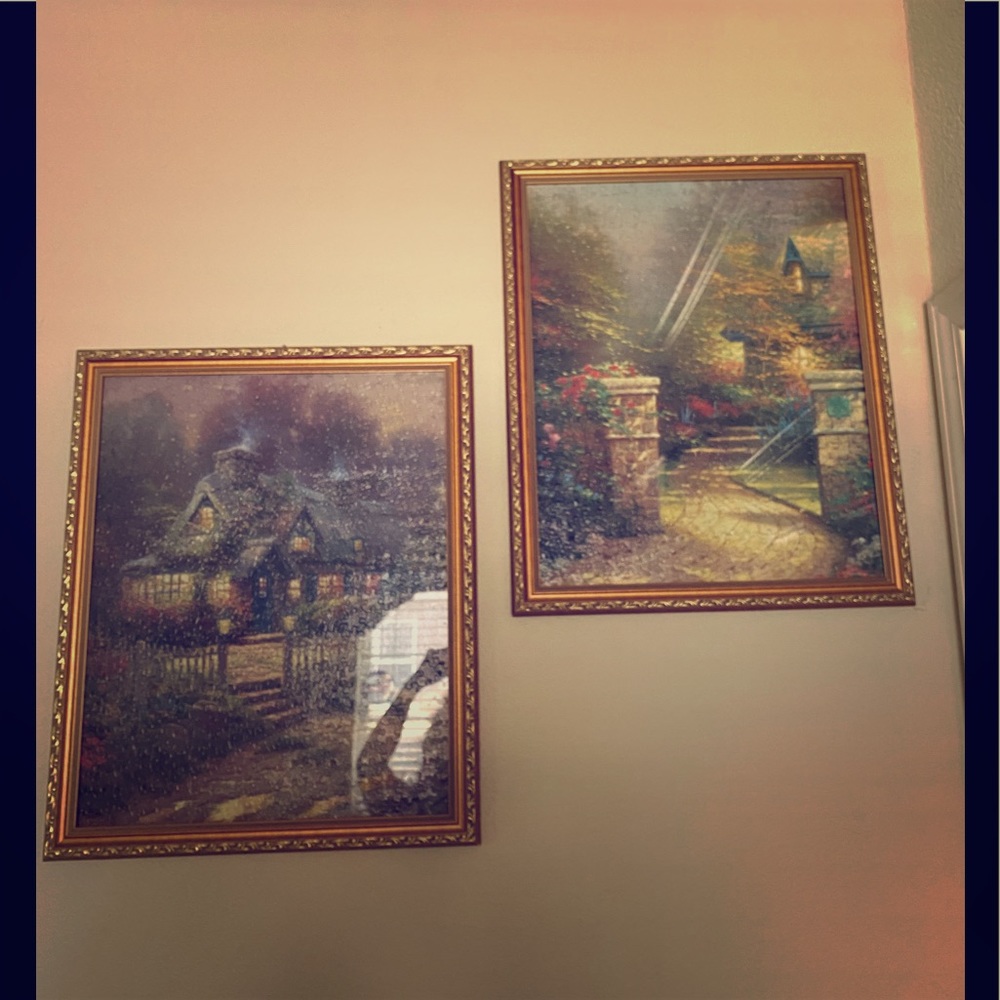 COPY - Thomas Kinkade Framed Jigsaw 🧩 Puzzles $15 ea